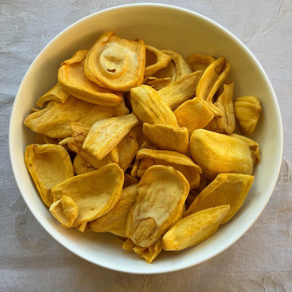 Organic Dried Jackfruit Chips – Unsweetened Crunchy Snack