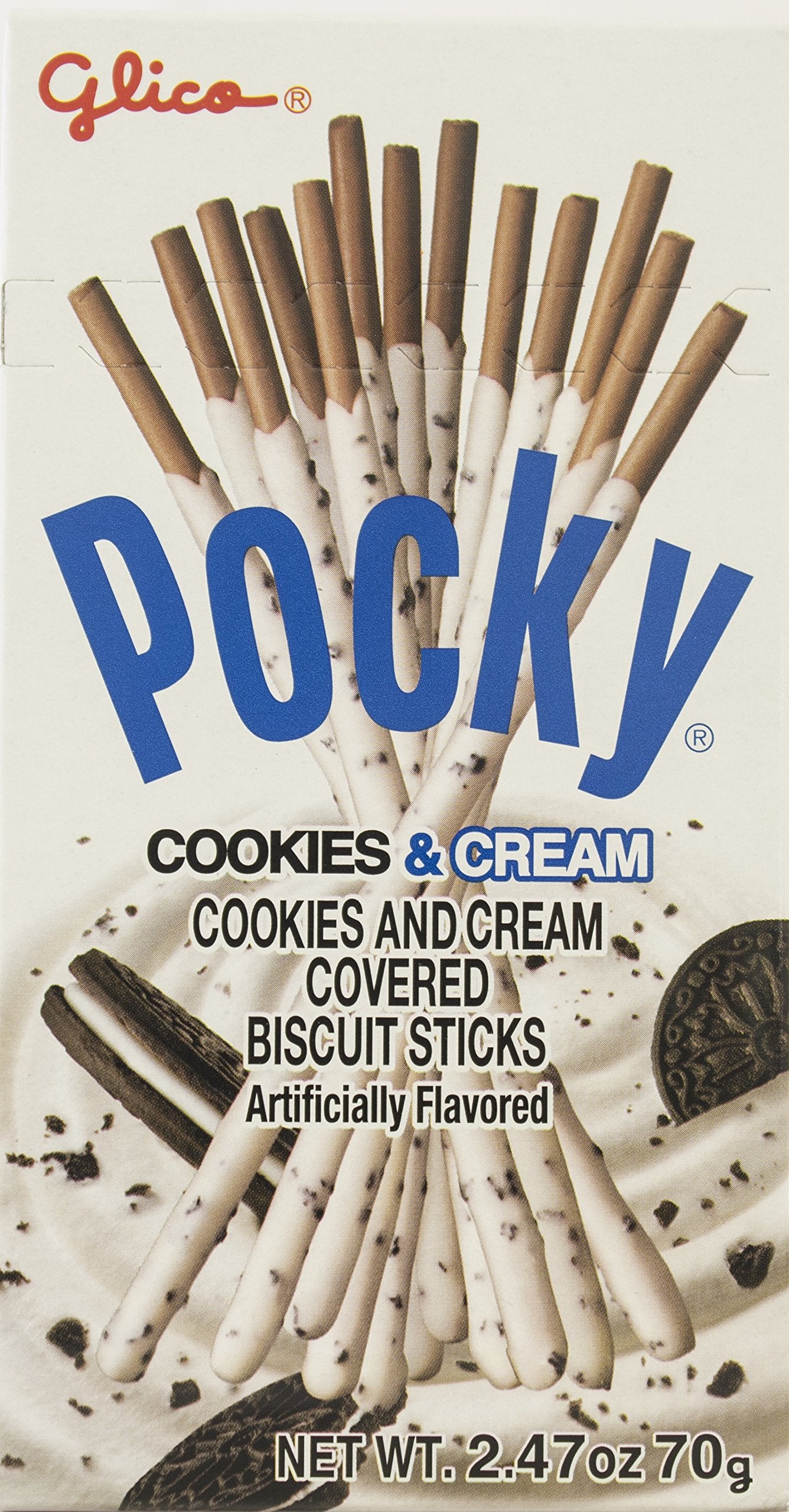 Glico Cookie And Cream Covered Biscuit Sticks