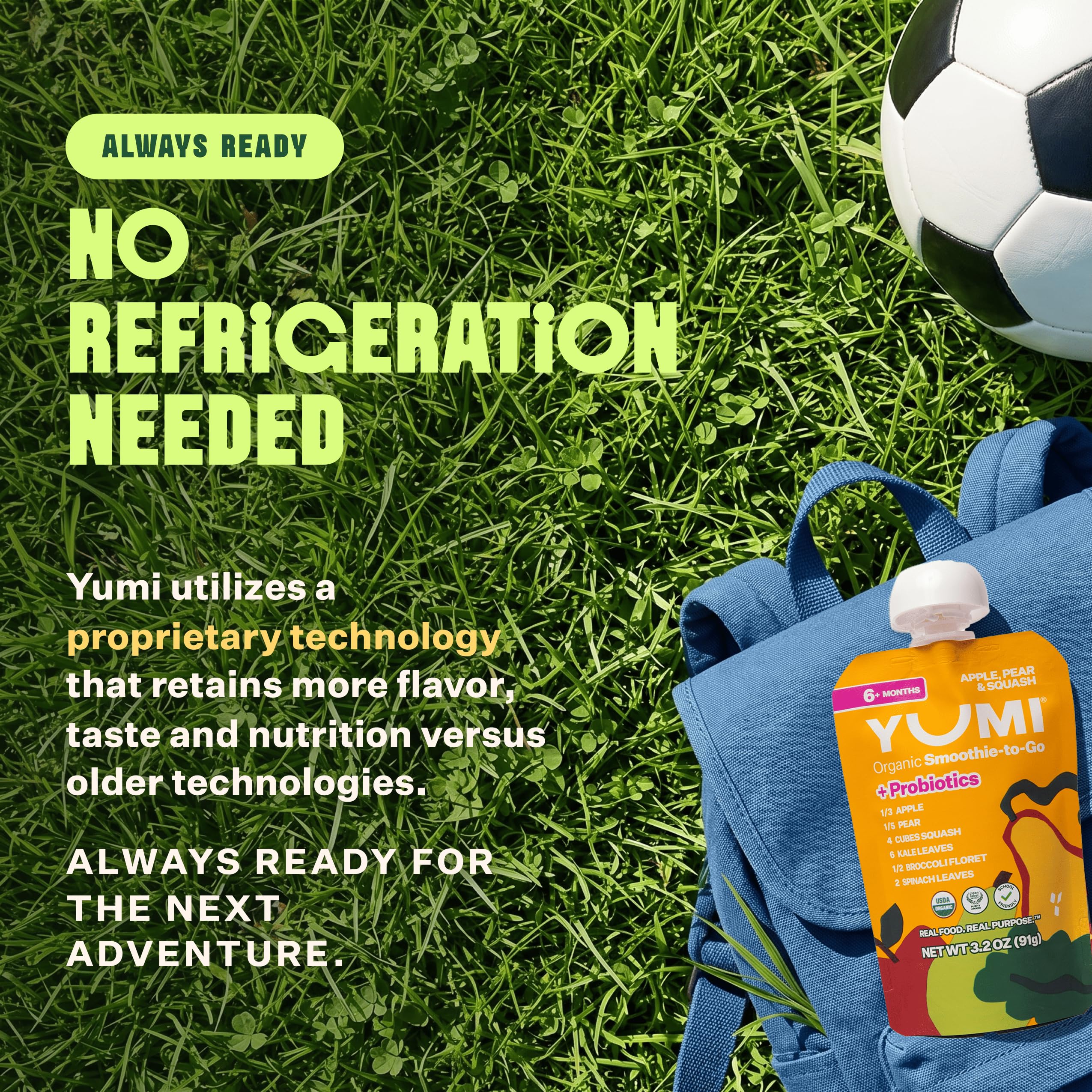YUMI Toddler Smoothie Pouch - Multi Flavor